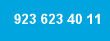 923 623 40 11 923 623 40 11